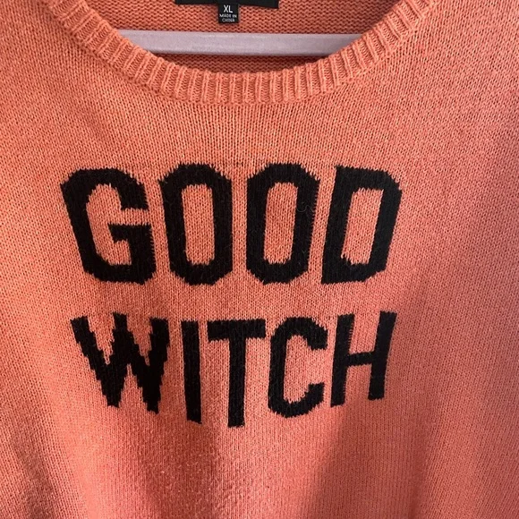 🧡 State of Mine “Good Witch” Sweater | XL Cozy Fall Halloween Pullover - Picture 5 of 10